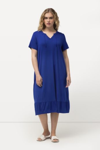 Moda za polnejše Haljina midi A kroja kratkih rukava plus velikost, xxl, Ulla Popken in Johann Popken (JP1880)