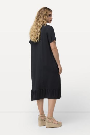 Moda za polnejše Haljina midi A kroja kratkih rukava plus velikost, xxl, Ulla Popken in Johann Popken (JP1880)