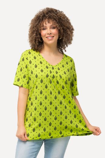 Moda za polnejše Majica A kroja s printom plus velikost, xxl, Ulla Popken in Johann Popken (JP1880)