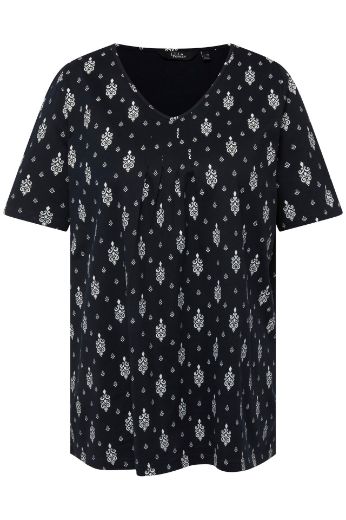 Moda za polnejše Majica A kroja s printom plus velikost, xxl, Ulla Popken in Johann Popken (JP1880)