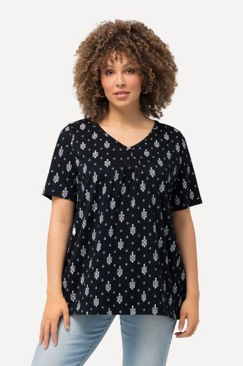 Moda za polnejše Majica A kroja s printom plus velikost, xxl, Ulla Popken in Johann Popken (JP1880)