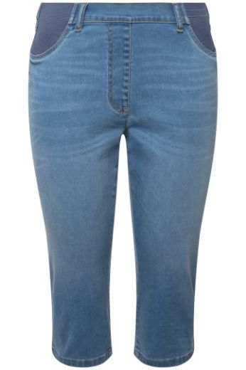 Moda za polnejše Hlače traper Capry plus velikost, xxl, Ulla Popken in Johann Popken (JP1880)