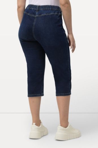 Moda za polnejše Hlače traper Capry plus velikost, xxl, Ulla Popken in Johann Popken (JP1880)