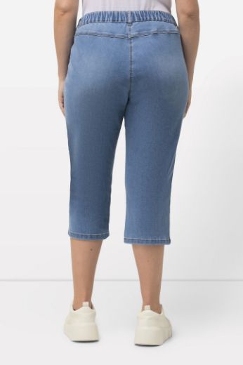 Moda za polnejše Hlače traper Capry plus velikost, xxl, Ulla Popken in Johann Popken (JP1880)