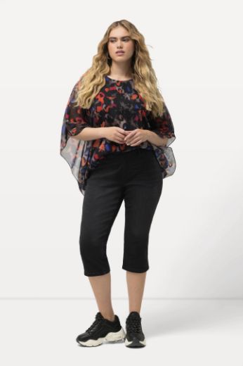 Moda za polnejše Hlače traper Capry plus velikost, xxl, Ulla Popken in Johann Popken (JP1880)