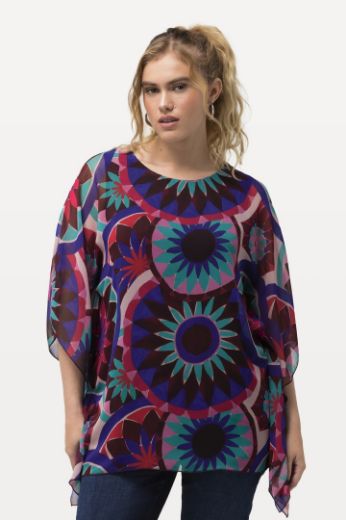 Moda za polnejše Bluza dvoslojna spuštenih rukava plus velikost, xxl, Ulla Popken in Johann Popken (JP1880)