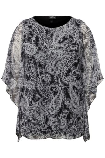 Moda za polnejše Bluza dvoslojna plus velikost, xxl, Ulla Popken in Johann Popken (JP1880)