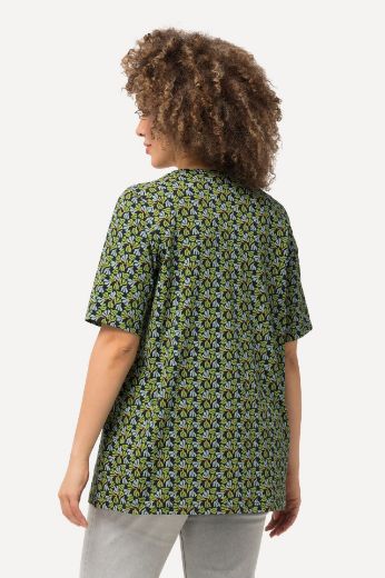 Moda za polnejše Majica kratkih rukava V ovratnika s printom plus velikost, xxl, Ulla Popken in Johann Popken (JP1880)