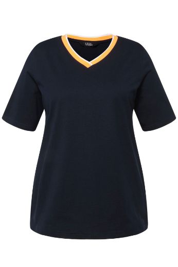 Moda za polnejše Majica kratkih rukava V ovratnika plus velikost, xxl, Ulla Popken in Johann Popken (JP1880)