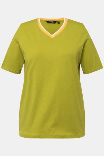 Moda za polnejše Majica kratkih rukava V ovratnika plus velikost, xxl, Ulla Popken in Johann Popken (JP1880)