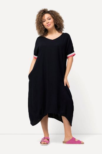 Moda za polnejše Haljina midi kratkih rukava asimetrična plus velikost, xxl, Ulla Popken in Johann Popken (JP1880)
