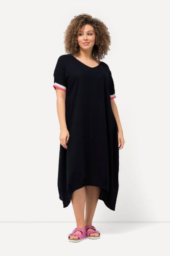Moda za polnejše Haljina midi kratkih rukava asimetrična plus velikost, xxl, Ulla Popken in Johann Popken (JP1880)
