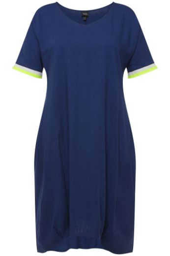 Moda za polnejše Haljina midi kratkih rukava asimetrična plus velikost, xxl, Ulla Popken in Johann Popken (JP1880)
