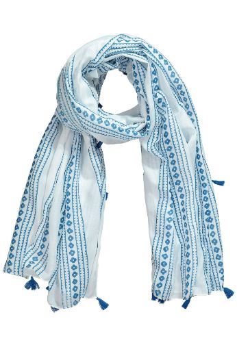Moda za polnejše Šal s motivom i resama plus velikost, xxl, Ulla Popken in Johann Popken (JP1880)