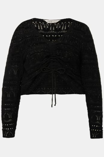 Moda za polnejše Pulover kraćeg kroja plus velikost, xxl, Ulla Popken in Johann Popken (JP1880)