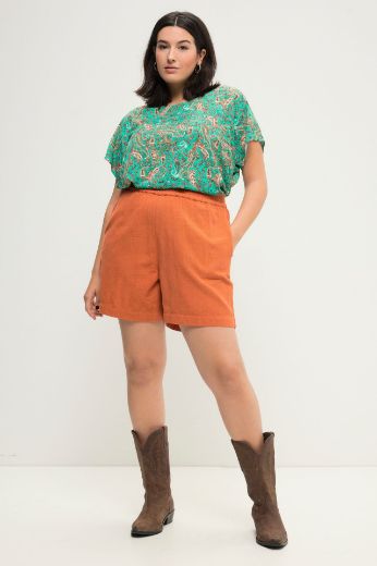 Moda za polnejše Hlače kratke od lana plus velikost, xxl, Ulla Popken in Johann Popken (JP1880)