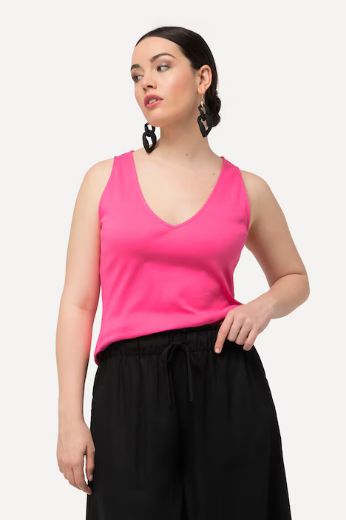 Moda za polnejše Top V ovratnika plus velikost, xxl, Ulla Popken in Johann Popken (JP1880)