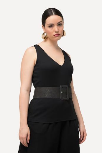 Moda za polnejše Top V ovratnika plus velikost, xxl, Ulla Popken in Johann Popken (JP1880)