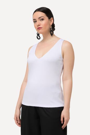Moda za polnejše Top V ovratnika plus velikost, xxl, Ulla Popken in Johann Popken (JP1880)