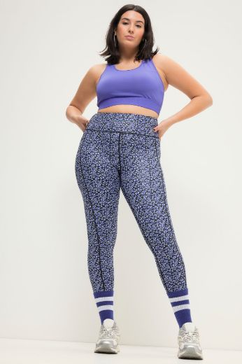 Moda za polnejše Tajice s leopard printom plus velikost, xxl, Ulla Popken in Johann Popken (JP1880)