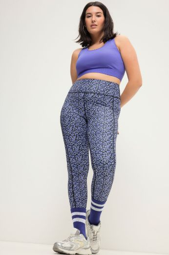 Moda za polnejše Tajice s leopard printom plus velikost, xxl, Ulla Popken in Johann Popken (JP1880)