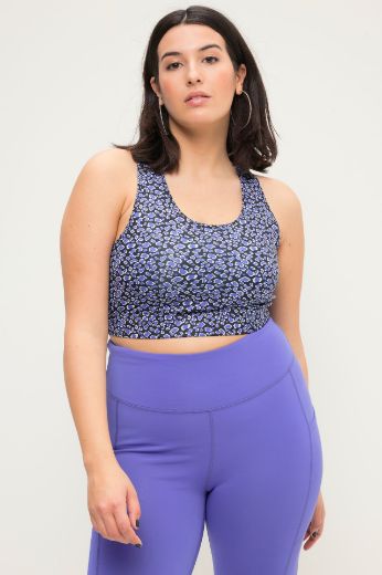 Moda za polnejše Grudnjak sportski s leopard printom plus velikost, xxl, Ulla Popken in Johann Popken (JP1880)