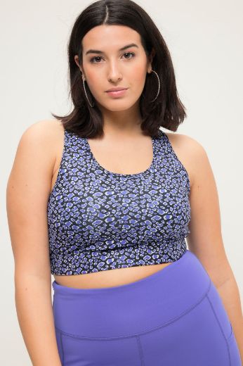 Moda za polnejše Grudnjak sportski s leopard printom plus velikost, xxl, Ulla Popken in Johann Popken (JP1880)