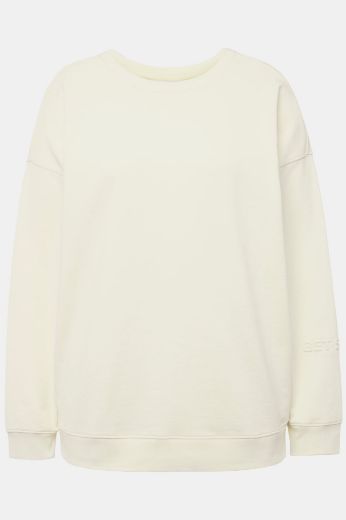 Moda za polnejše Majica dugih rukava s natpisom na leđima plus velikost, xxl, Ulla Popken in Johann Popken (JP1880)