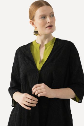 Moda za polnejše Tunika s 3/4 rukavima na jedno kopčanje plus velikost, xxl, Ulla Popken in Johann Popken (JP1880)