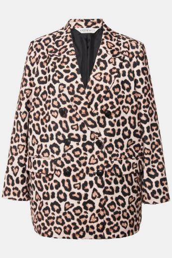 Moda za polnejše Sako lagani s leopard printom plus velikost, xxl, Ulla Popken in Johann Popken (JP1880)