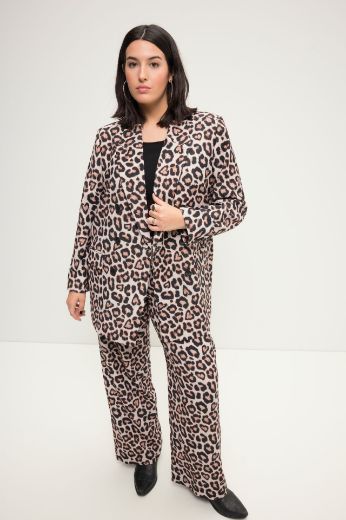 Moda za polnejše Sako lagani s leopard printom plus velikost, xxl, Ulla Popken in Johann Popken (JP1880)