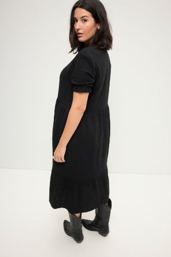 Moda za polnejše Haljina midi kratkih rukava plus velikost, xxl, Ulla Popken in Johann Popken (JP1880)