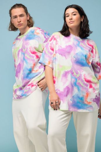 Moda za polnejše Majica kratkih rukava šireg kroja plus velikost, xxl, Ulla Popken in Johann Popken (JP1880)