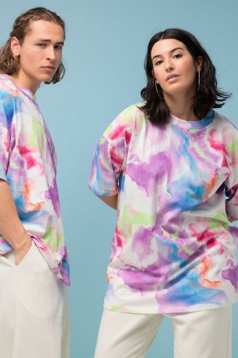 Moda za polnejše Majica kratkih rukava šireg kroja plus velikost, xxl, Ulla Popken in Johann Popken (JP1880)