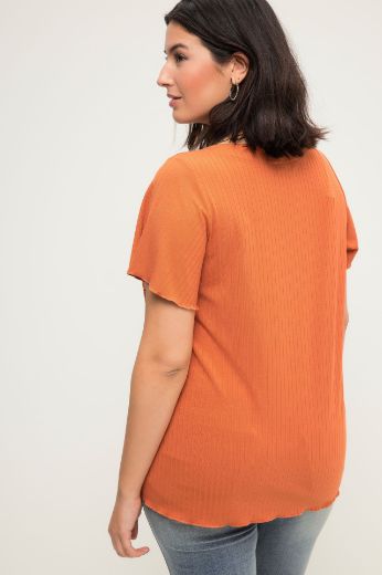 Moda za polnejše Majica kratkih rukava na kopčanje plus velikost, xxl, Ulla Popken in Johann Popken (JP1880)