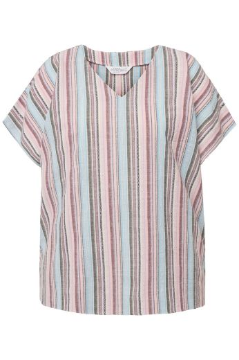 Moda za polnejše Bluza na pruge kratkih rukava plus velikost, xxl, Ulla Popken in Johann Popken (JP1880)