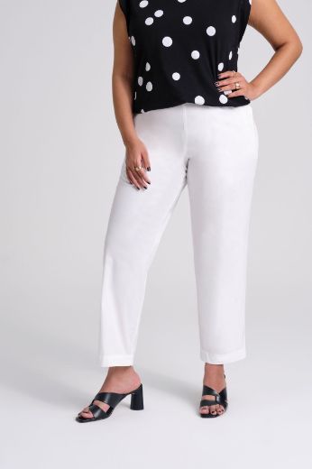 Moda za polnejše Hlače Chino širih nogavica plus velikost, xxl, Ulla Popken in Johann Popken (JP1880)