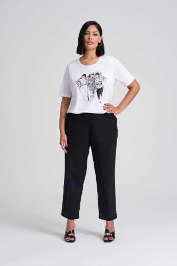 Moda za polnejše Hlače Chino širih nogavica plus velikost, xxl, Ulla Popken in Johann Popken (JP1880)
