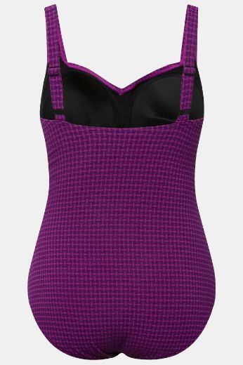Moda za polnejše Kupaćim kostim jednodijelni s mekanim košaricama plus velikost, xxl, Ulla Popken in Johann Popken (JP1880)