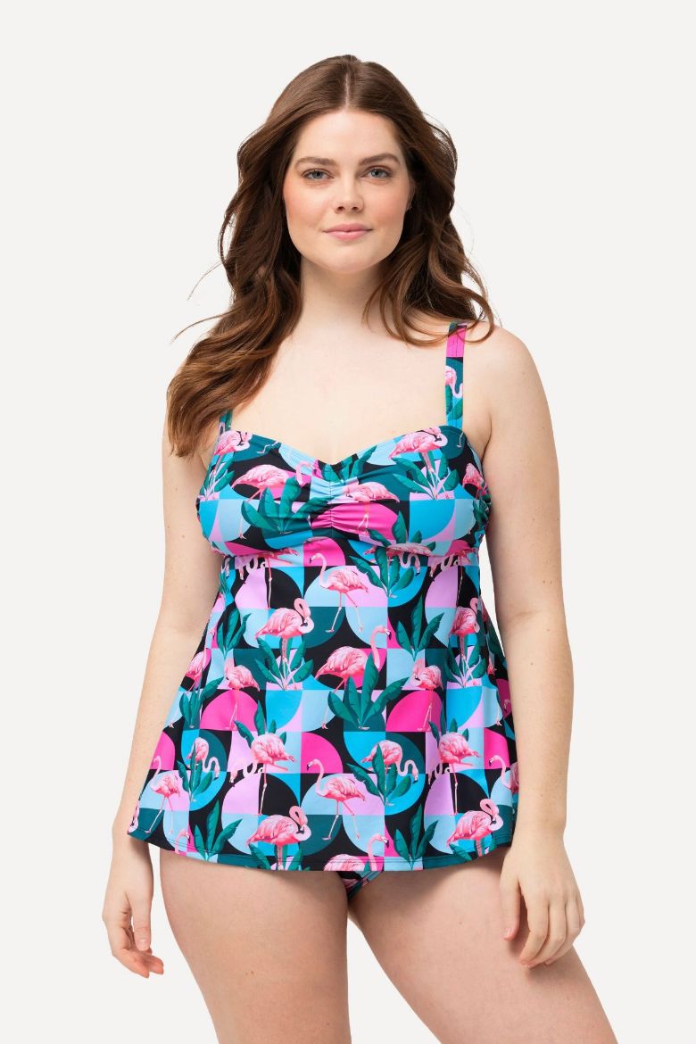 Moda za polnejše Kupaći kostim Tankini A kroja plus velikost, xxl, Ulla Popken in Johann Popken (JP1880)