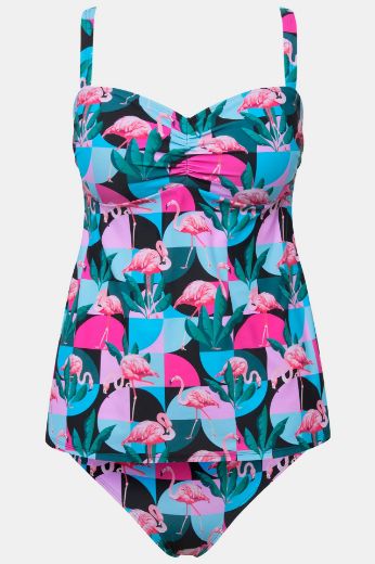 Moda za polnejše Kupaći kostim Tankini A kroja plus velikost, xxl, Ulla Popken in Johann Popken (JP1880)