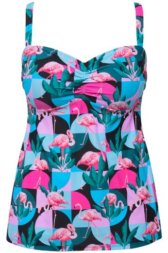 Moda za polnejše Kupaći kostim Tankini A kroja plus velikost, xxl, Ulla Popken in Johann Popken (JP1880)