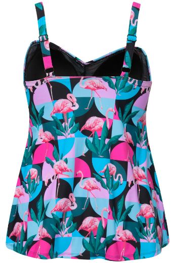 Moda za polnejše Kupaći kostim Tankini A kroja plus velikost, xxl, Ulla Popken in Johann Popken (JP1880)