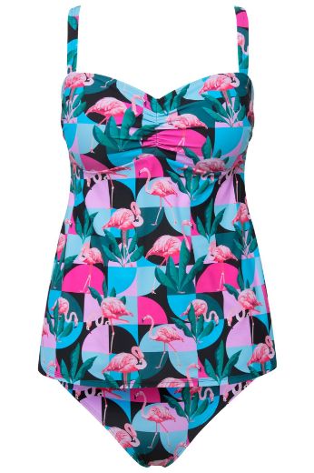 Moda za polnejše Kupaći kostim Tankini A kroja plus velikost, xxl, Ulla Popken in Johann Popken (JP1880)