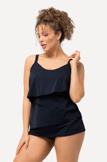 Moda za polnejše Kupaći kostim Tankini plus velikost, xxl, Ulla Popken in Johann Popken (JP1880)