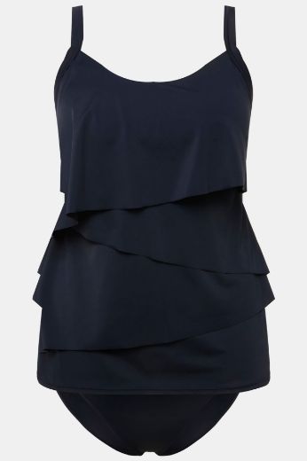 Moda za polnejše Kupaći kostim Tankini plus velikost, xxl, Ulla Popken in Johann Popken (JP1880)