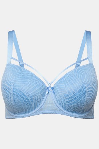 Moda za polnejše Grudnjak s čipkom i ukrasnim detaljima plus velikost, xxl, Ulla Popken in Johann Popken (JP1880)