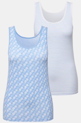 Moda za polnejše Majica bez rukava okruglog izreza 2 komada plus velikost, xxl, Ulla Popken in Johann Popken (JP1880)