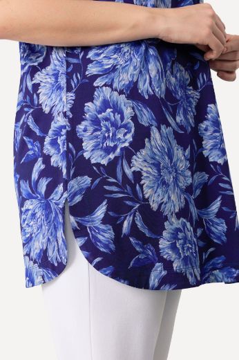 Moda za polnejše Majica kratkih rukava A kroja, V-izrez plus velikost, xxl, Ulla Popken in Johann Popken (JP1880)