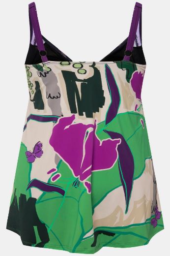 Moda za polnejše Kupaći kostim haljina s printom plus velikost, xxl, Ulla Popken in Johann Popken (JP1880)